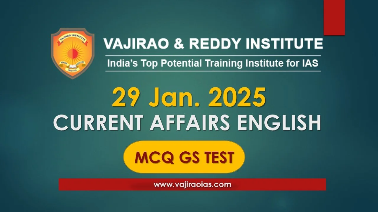 29-01-2025 MCQs GS Test English