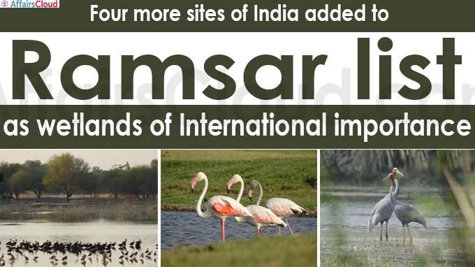 3 New Wetland Sites Added To Ramsar List.
