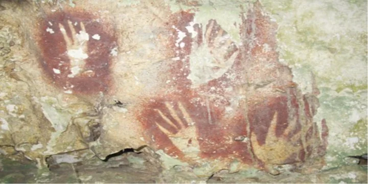 67,800 YEAR OLD STENCIL-OLDEST KNOWN ROCK ART FOUND IN INDONESIA