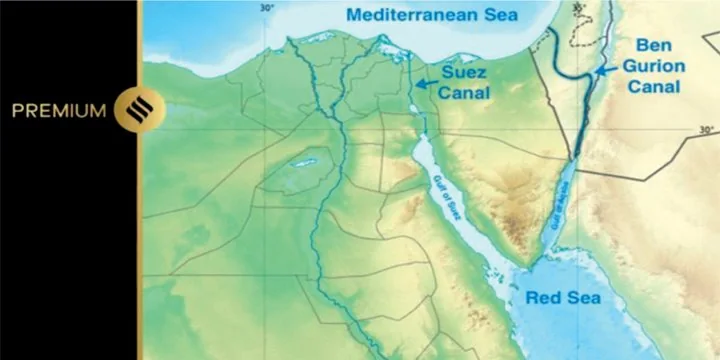 A plan to join the Red Sea with Mediterranean — an alternative to the Suez Canal