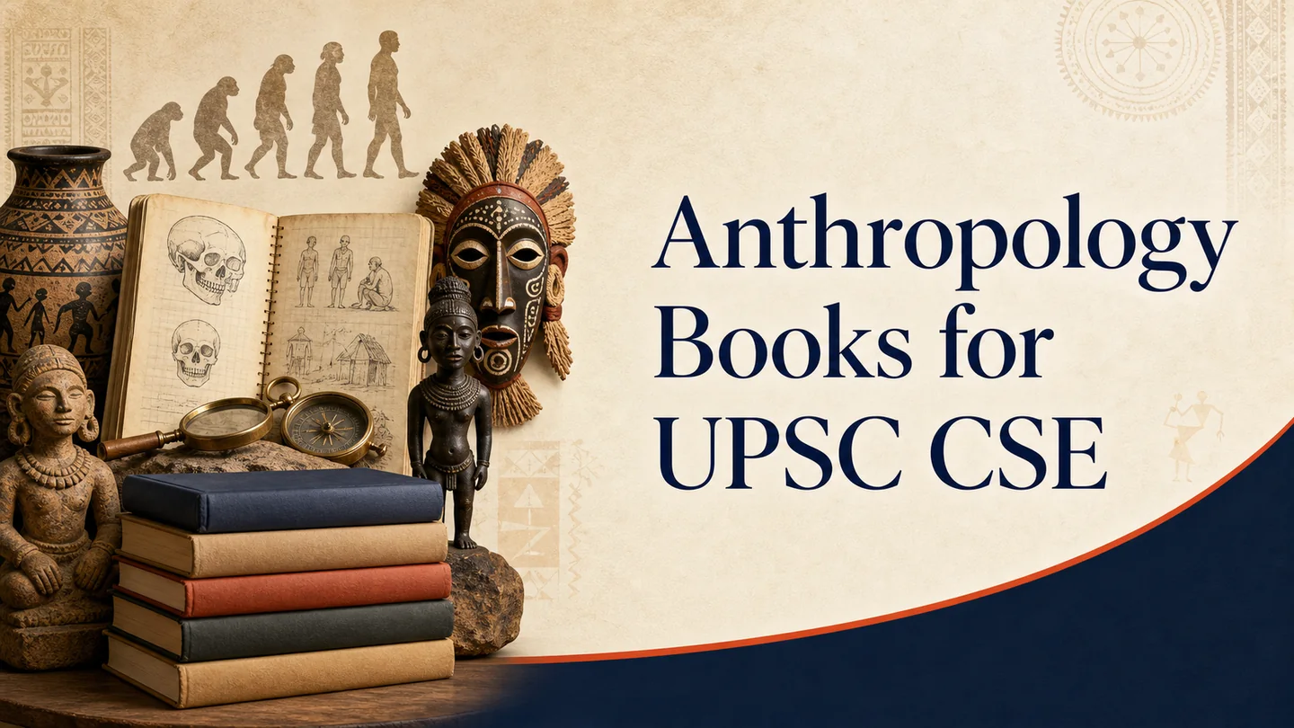Anthropology books for UPSC CSE preparation