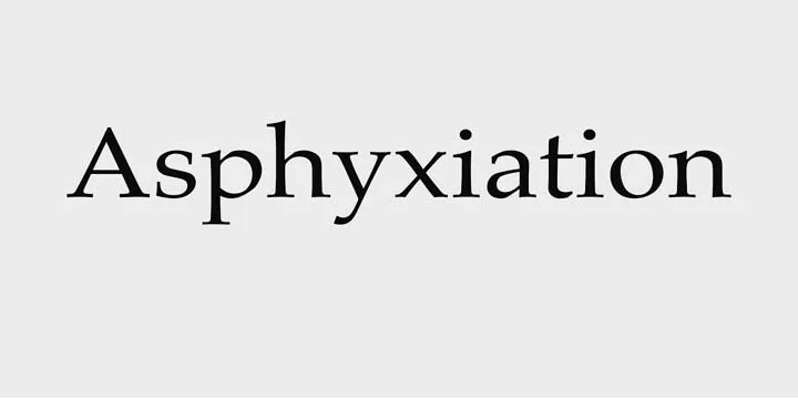 Asphyxiation