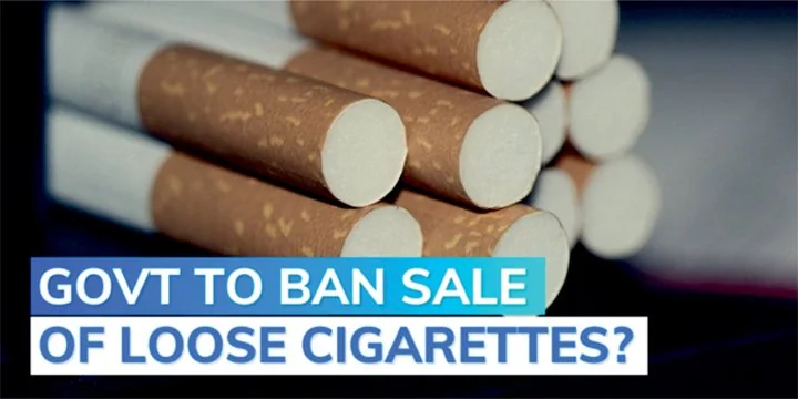 BAN on sale of loose cigarettes