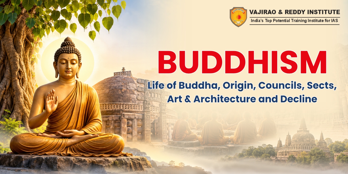 Buddhism:Life of Buddha, Origin, Councils, Sects