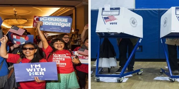 CAUCUS system in U.S. elections