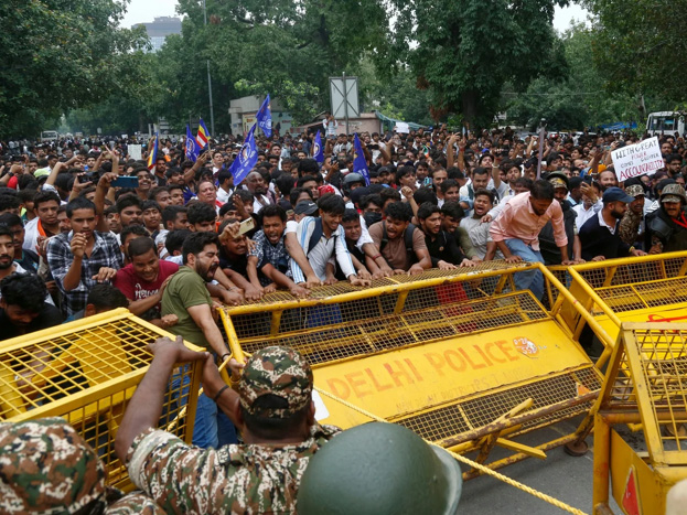 October 10 Protest Calls and Police
