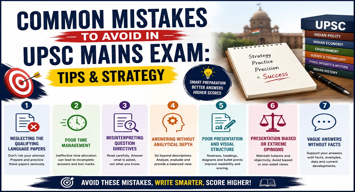 common mistakes to avoid in upsc mains