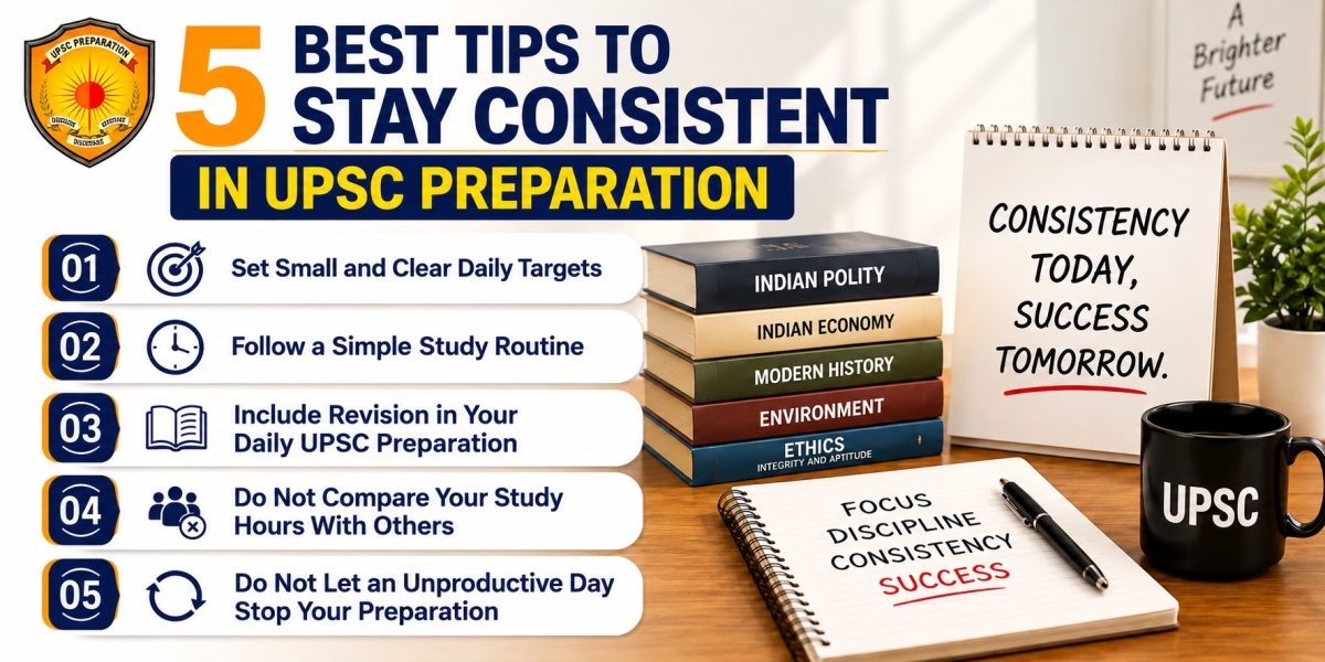 5 Best Tips to Stay Consistent in UPSC