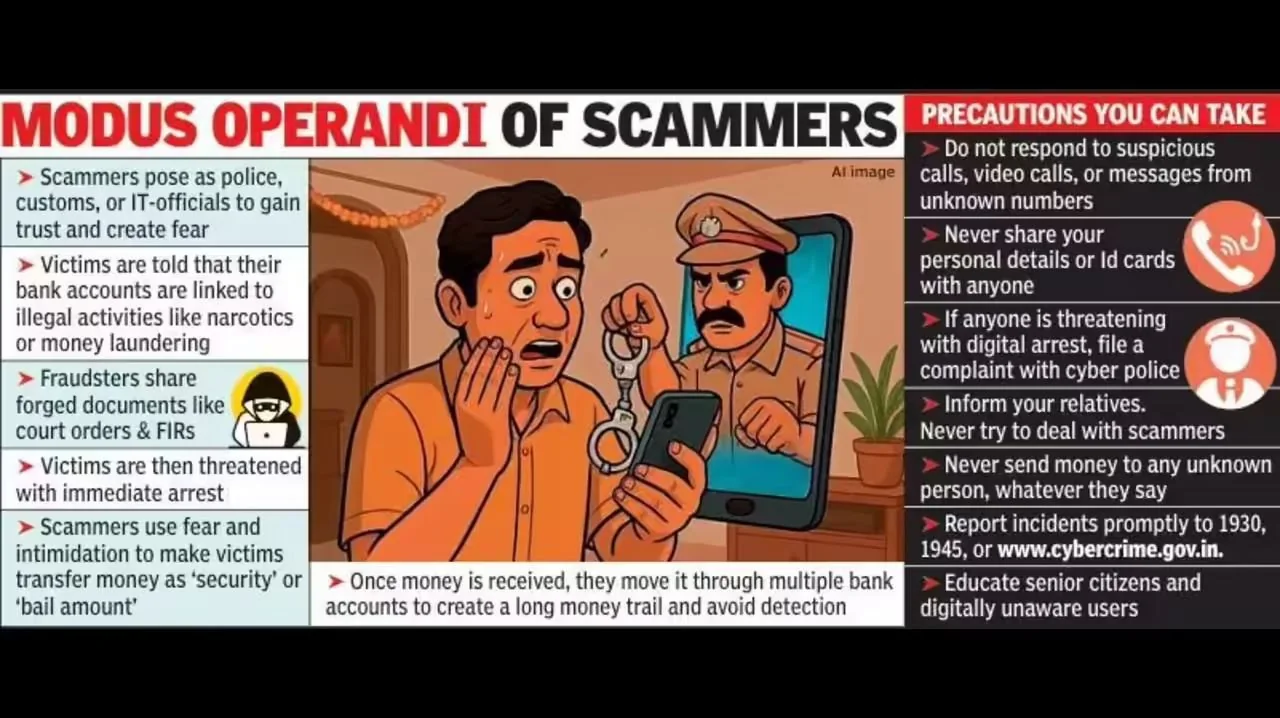 DIGITAL ARREST SCAM explained for UPSC
