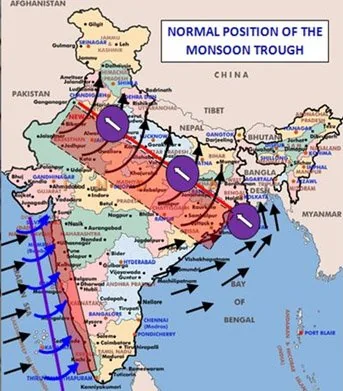 Factors Causing Increased Rainfall explained for UPSC
