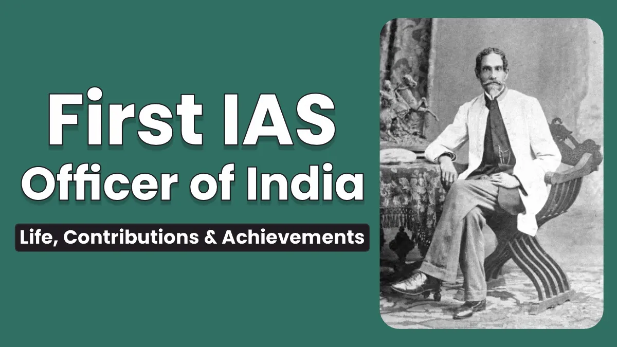 first ias officer of india