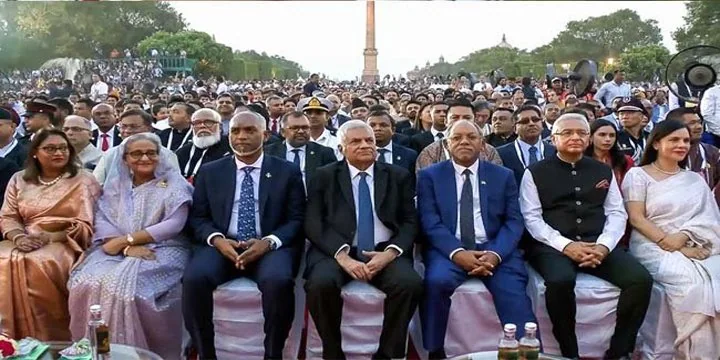 Foreign Leaders in Swearing in Ceremony