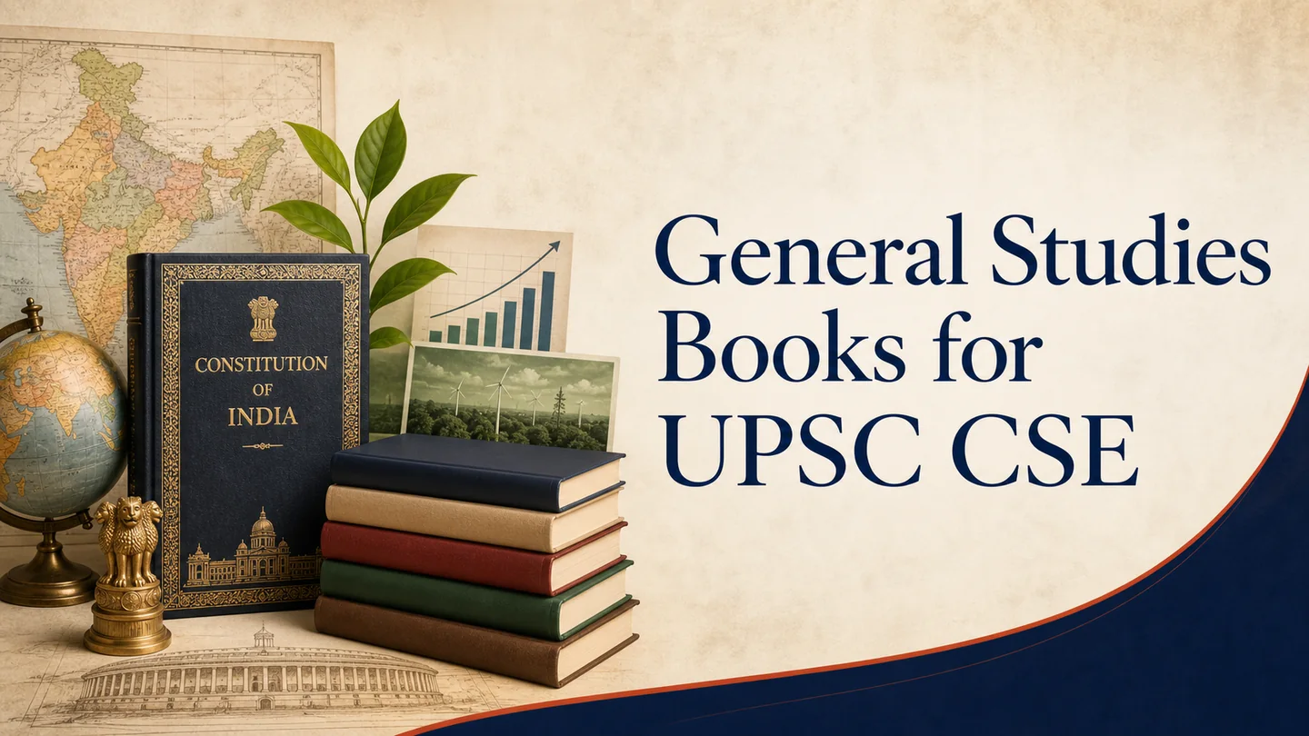 General Studies books for UPSC CSE preparation