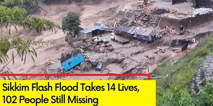 Glacial lake outburst flood kills 14 in Sikkim, 102 people missing: What is GLOF?