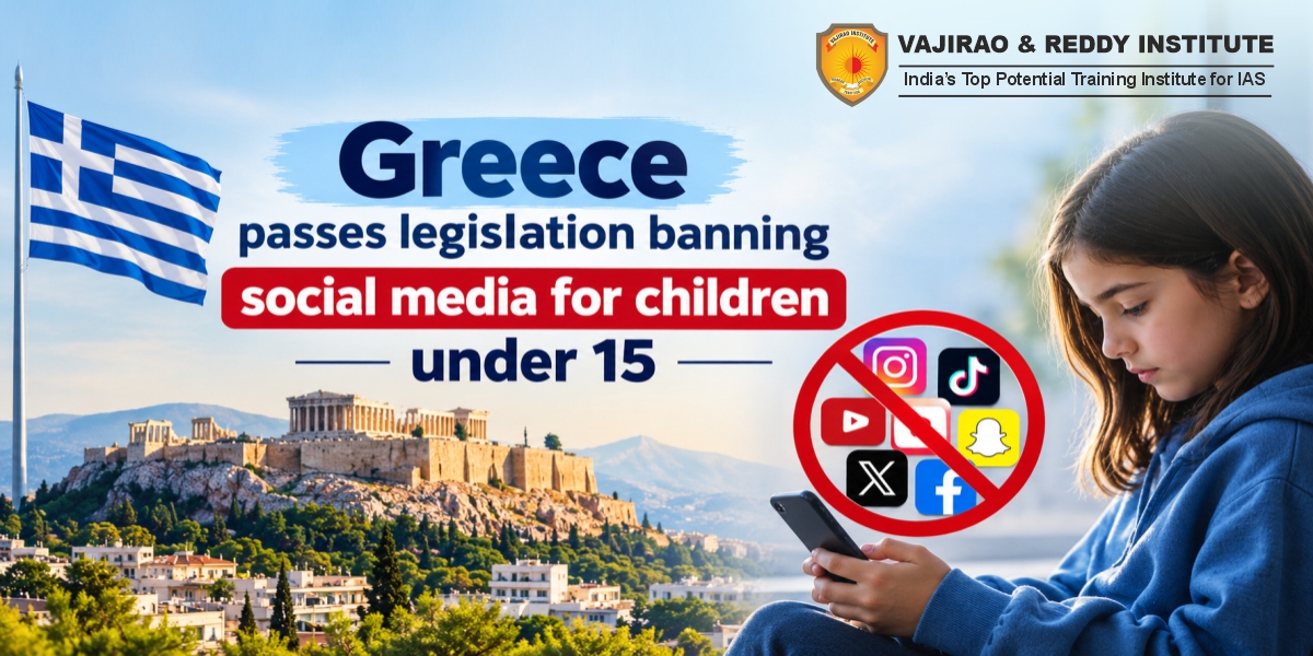 Greece passes legislation banning social media for children under 15