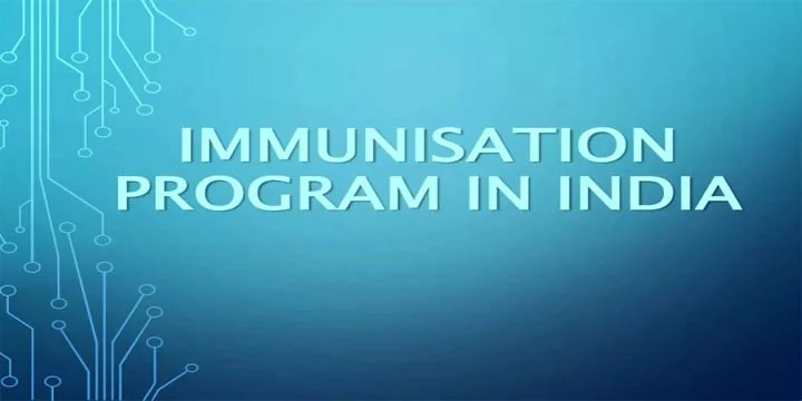 Healthcare In India Immunisation Programs
