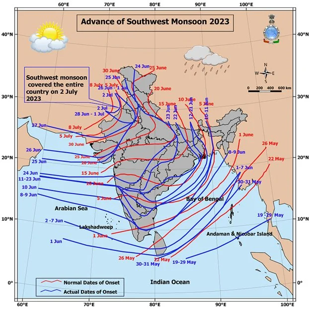 How India’s monsoon rain pattern has been changing amid climate change explained for UPSC
