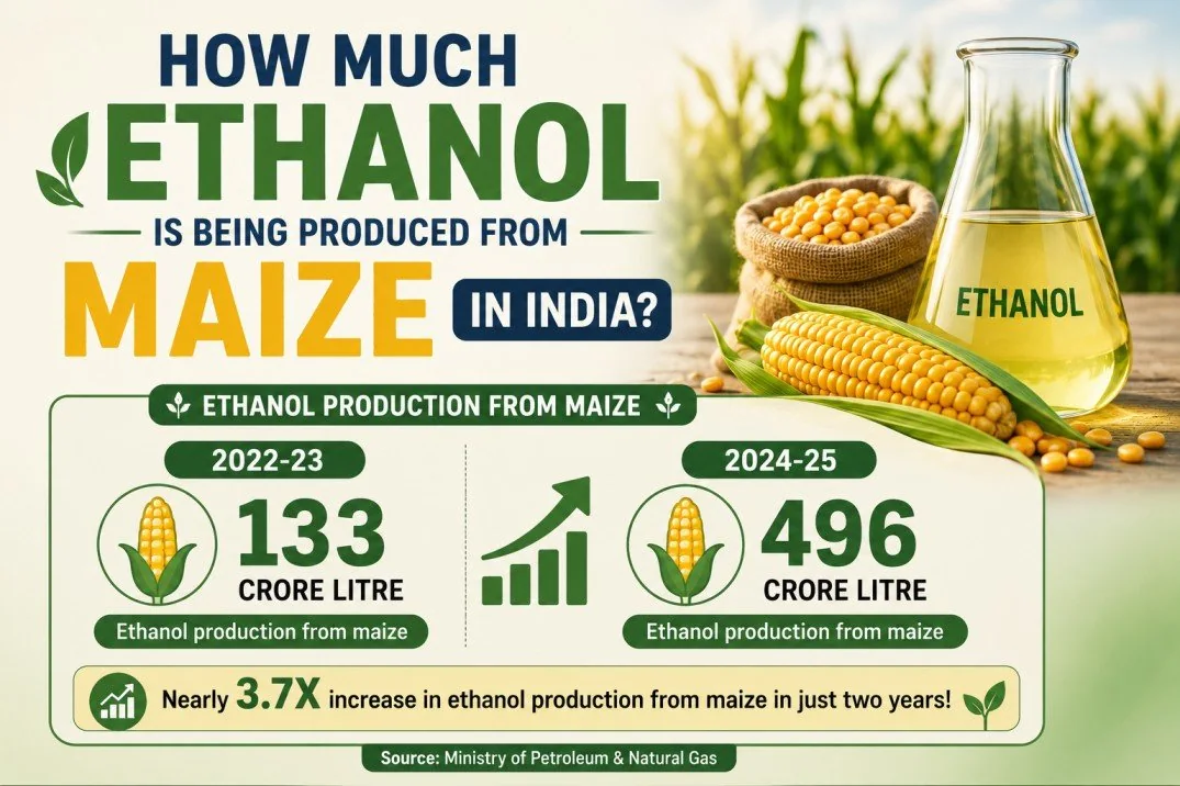 Maize-based ethanol production in India