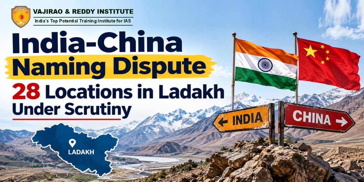 India-China Naming Dispute