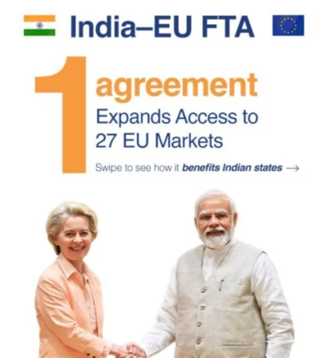 INDIA EU FREE TRADE AGREEMENT explained for UPSC