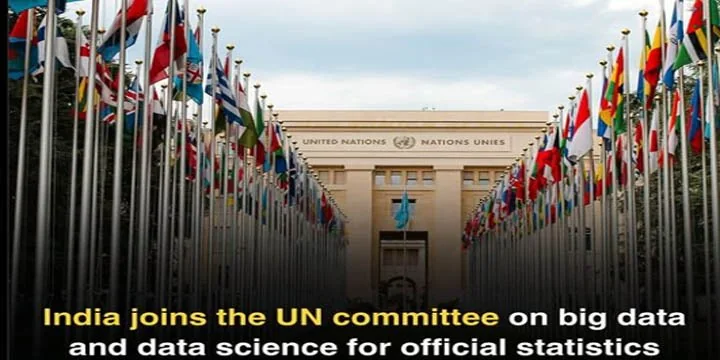 India Joins Un Committee of Experts On Big Data (UN-CEBD)