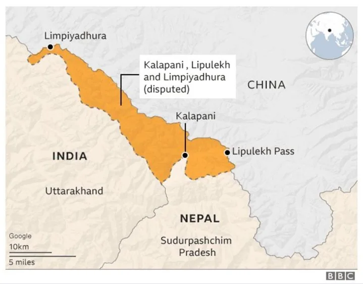 India Nepal Territorial Conflict explained for UPSC