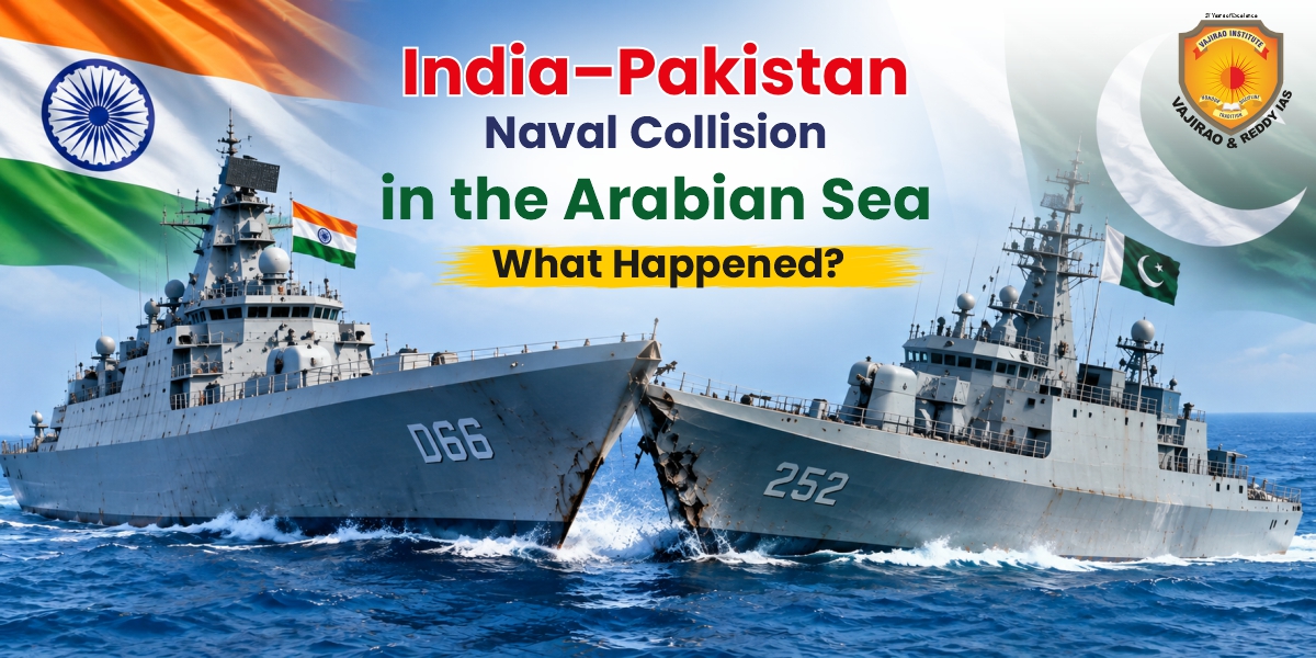 India-Pakistan Naval Collision in Arabian Sea