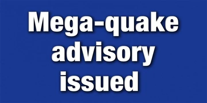 Japan's Advisory For Megaquake
