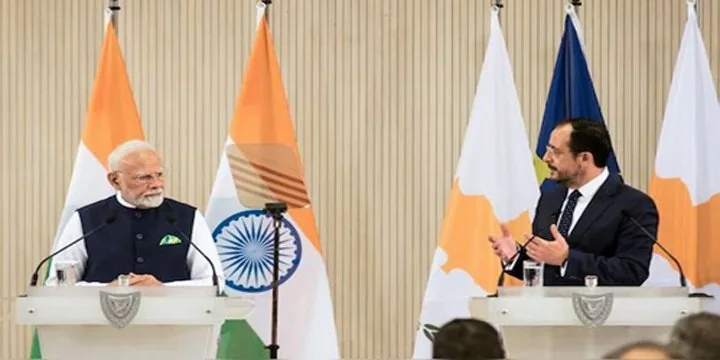 JOINT DECLARATION ON INDIA CYPRUS COMPREHENSIVE PARTNERSHIP