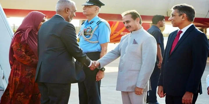 Maldives President's Visit To India