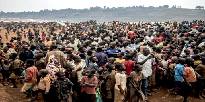 Massive displacement in Congo