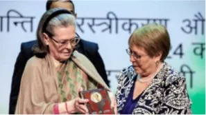MICHELLE BACHELET RECEIVES INDIRA GANDHI PEACE PRIZE explained for UPSC