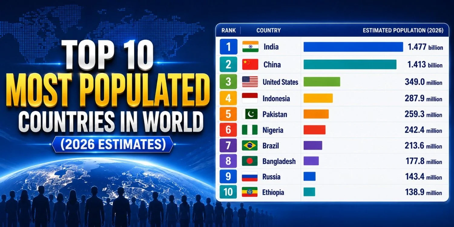 most populated countries in the world