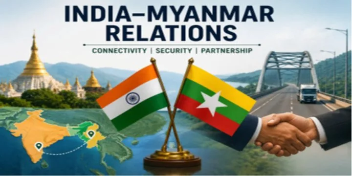 MYANMAR’S FOREIGN MINISTER VISITS INDIA