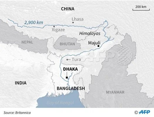 MYTHS OVER CHINA’S CONTROL OVER BRAHMAPUTRA RIVER explained for UPSC