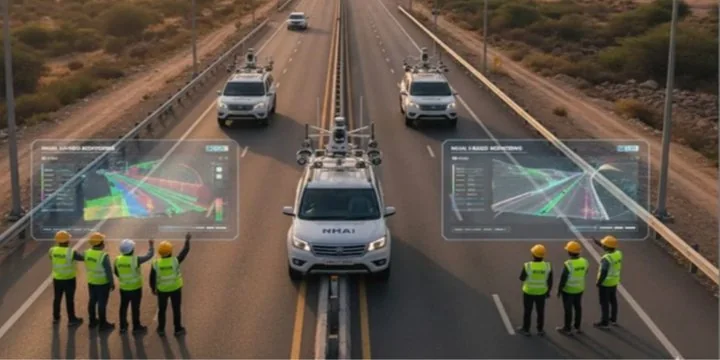 NHAI’S NETWORK SURVEY VEHICLES