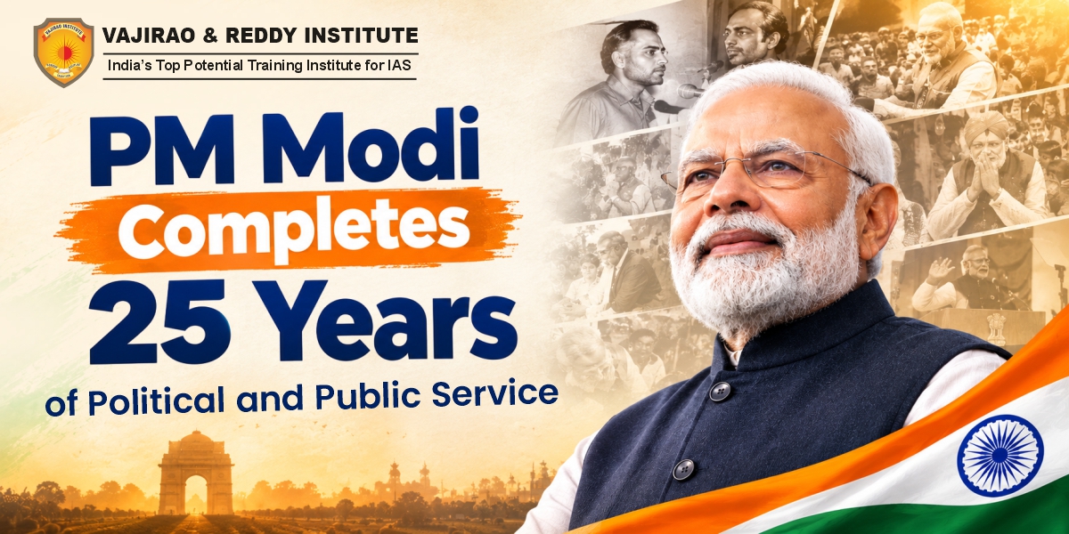 PM Modi Completes 25 Years of Political