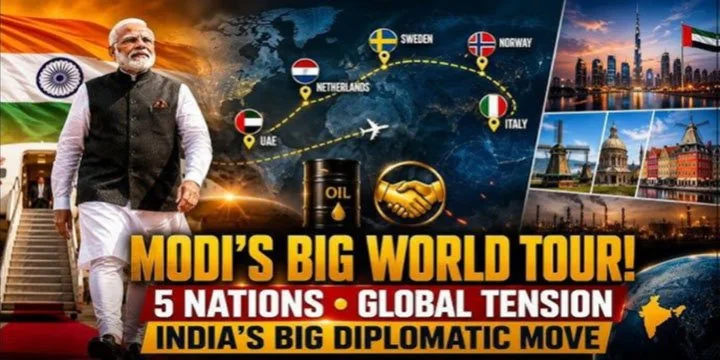 PM MODI’S UAE & EUROPE TOUR
