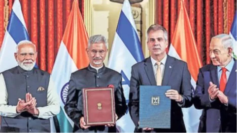 PM MODI’S VISIT TO ISRAEL explained for UPSC