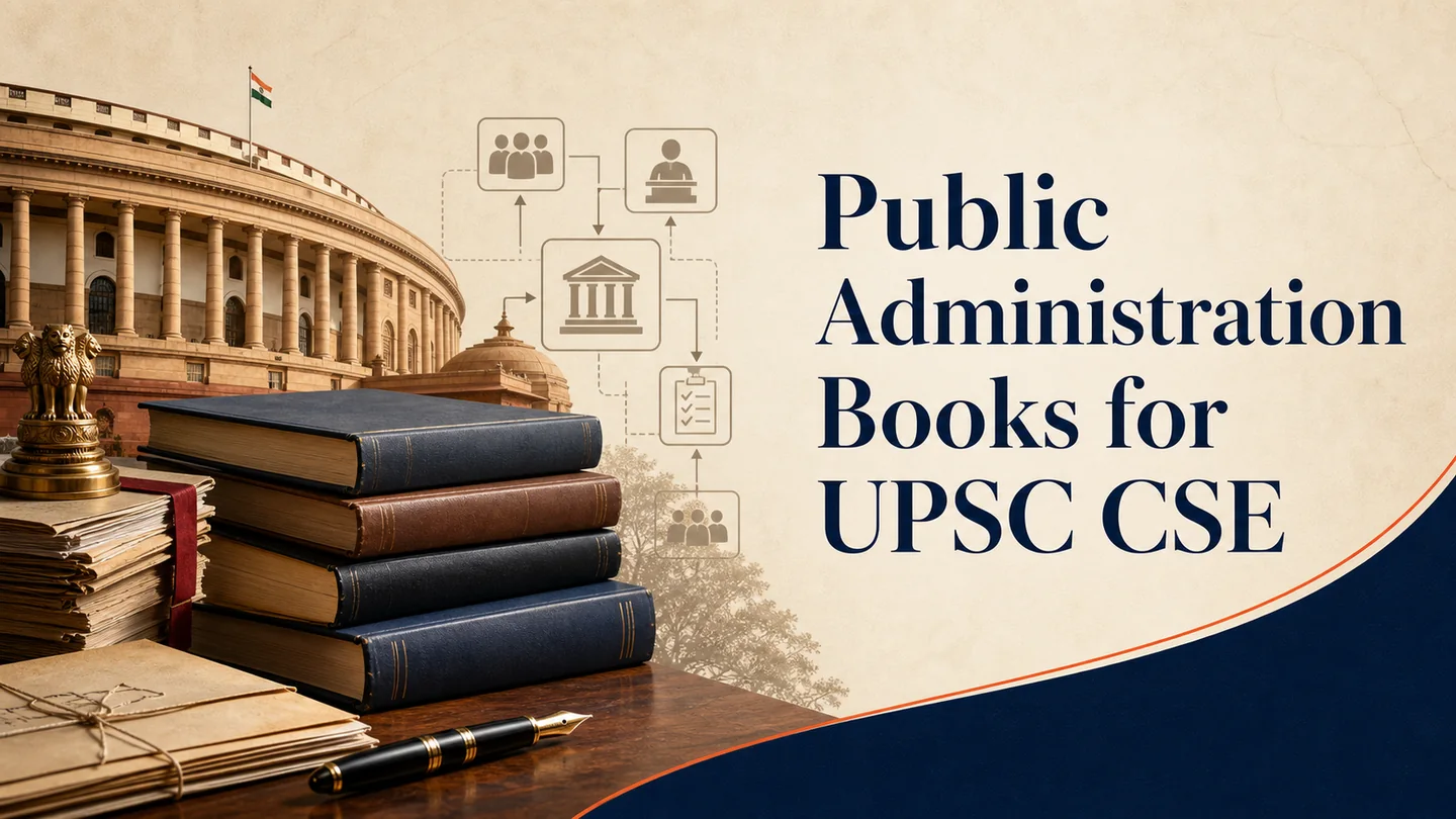 Public Administration books for UPSC CSE preparation