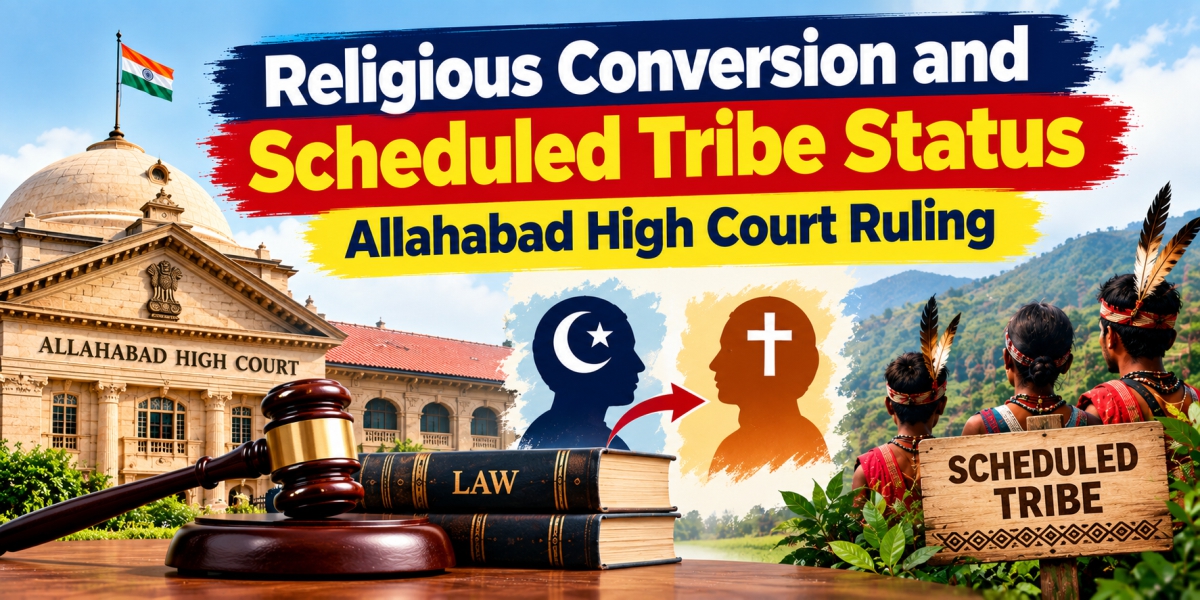 Religious Conversion and ST Status