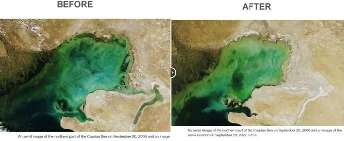 Shrinking Caspian Sea explained for UPSC