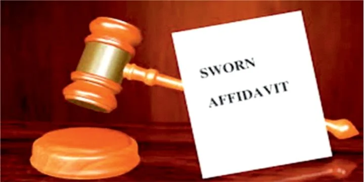 Sworn Affidavit