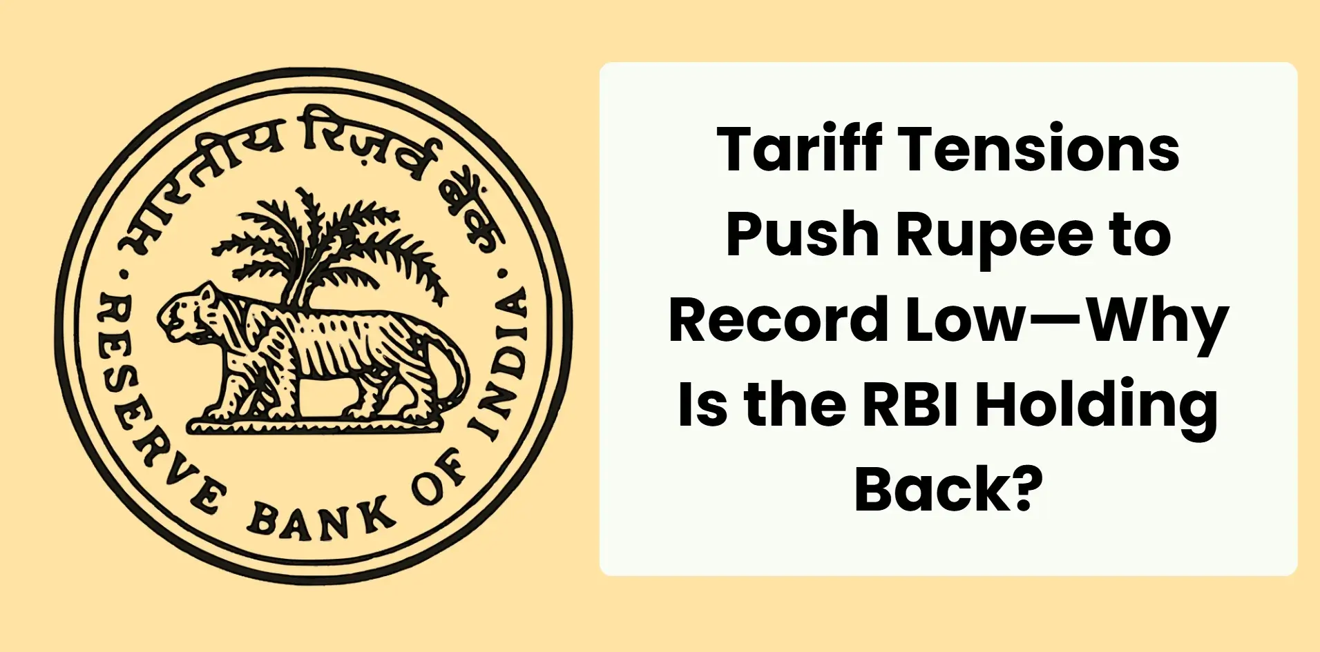 tariff tensions push rupee to record