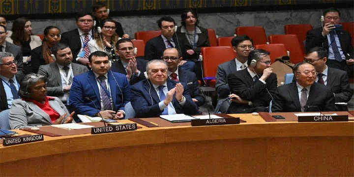 UNSC RESOLUTION ON CEASEFIRE BETWEEN GAZA & ISRAEL