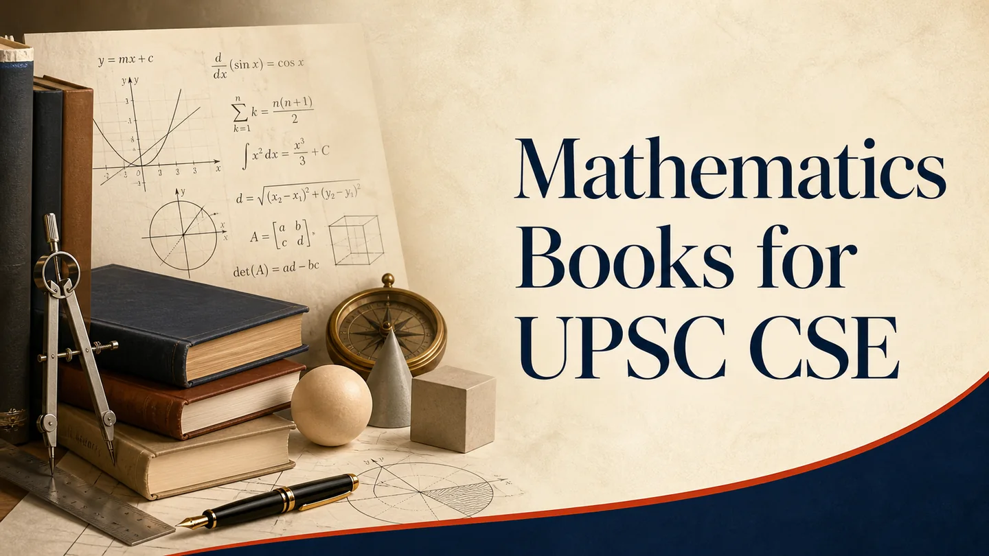 Mathematics optional books for UPSC CSE preparation