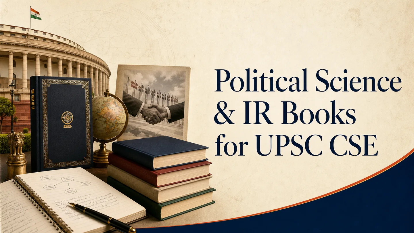 Political Science and International Relations books for UPSC CSE preparation