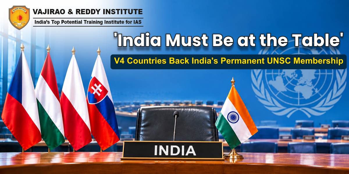 V4 Countries Support India Permanent UNSC Membership