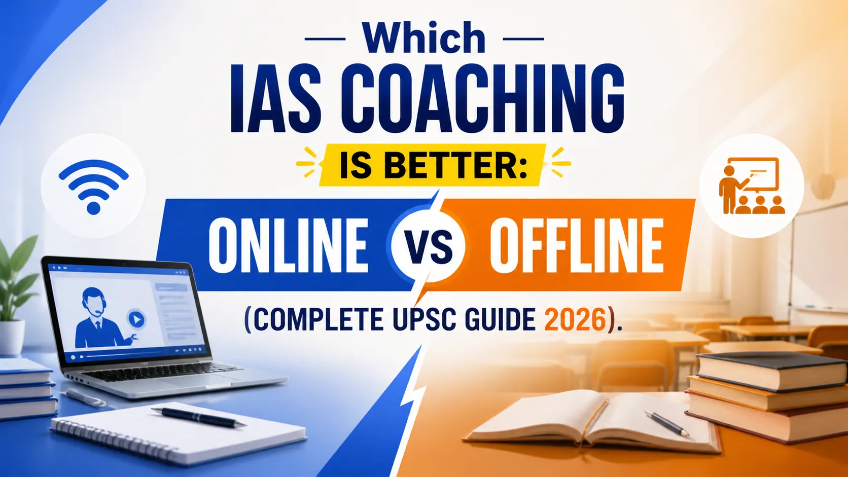 Online vs Offline IAS Coaching